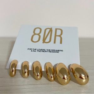 NEW! 8 other reasons teardrop hoop set